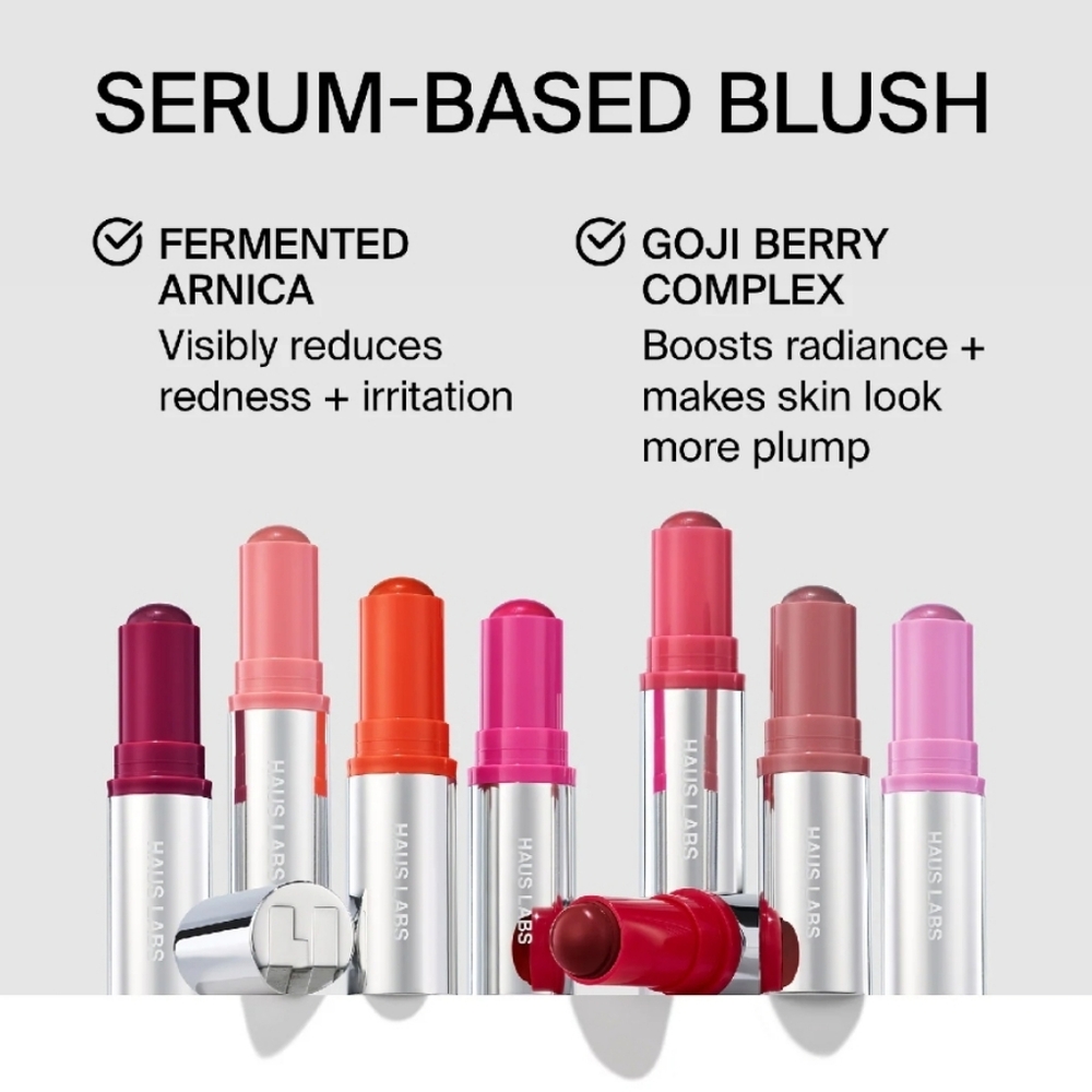 Haus Labs Color Fuse Glassy Blush Balm Glassy Pitaya Brand New in Box - Picture 10 of 12